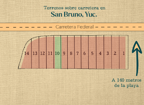 Terreno en venta en Pueblo Xtampu, Telchac Puerto — foto 2 de 10