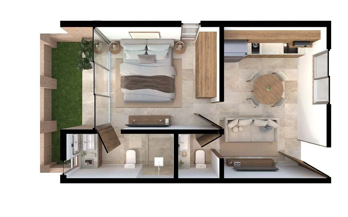 Departamento en venta en Dzibilchaltún, Mérida — foto 1 de 37