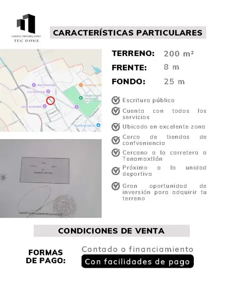 Terreno en venta en Tecolotlán, Tecolotlán — foto 3 de 3