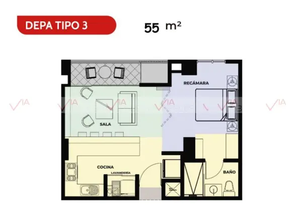 Departamento en venta en Desarrollo Urbano Reforma, Monterrey — foto 2 de 12