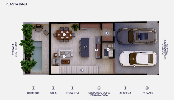 Casa en venta en Residencial del Mayab, Mérida — foto 3 de 37