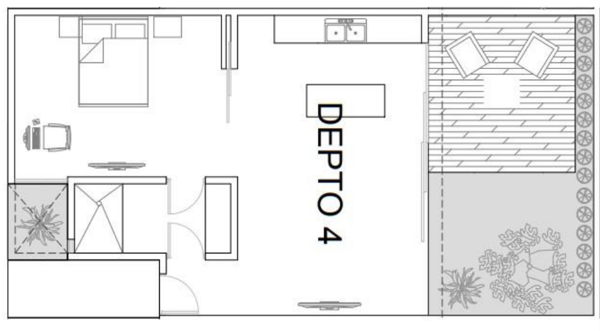 Departamento en renta en Montes de Ame, Mérida — foto 2 de 10
