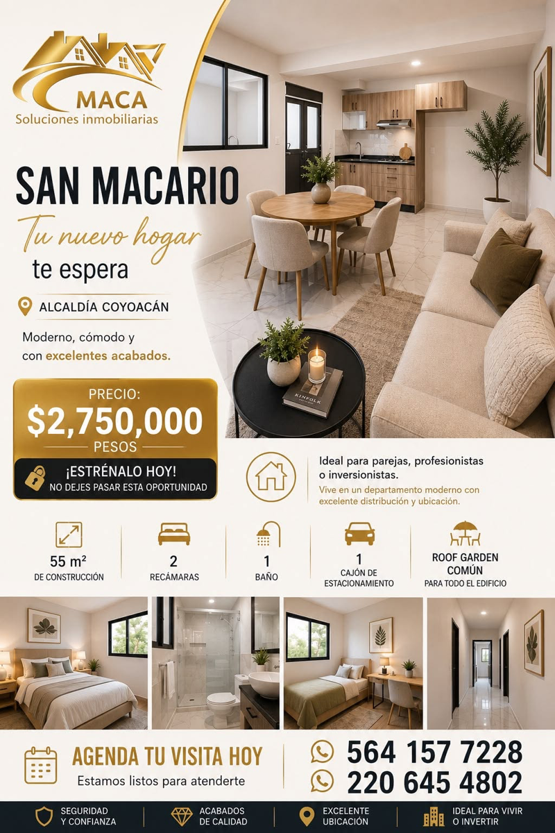 Departamento en venta en Pedregal de Santa Úrsula, Coyoacán — foto 1 de 18