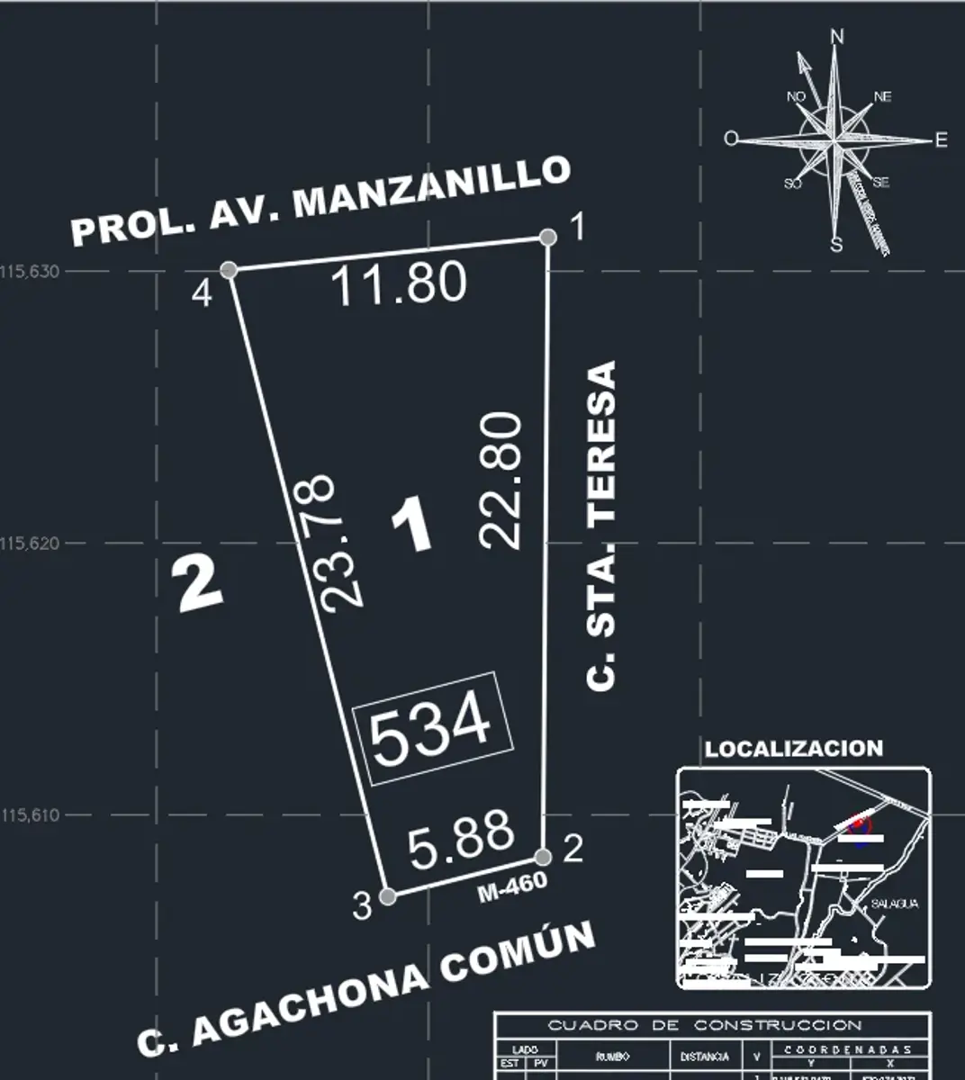 Terreno en venta en Santa Carolina, Manzanillo — foto 1 de 7