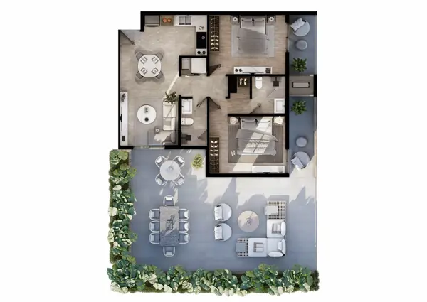 Departamento en Venta en La Fortaleza, Santa Catarina, Nuevo León 2