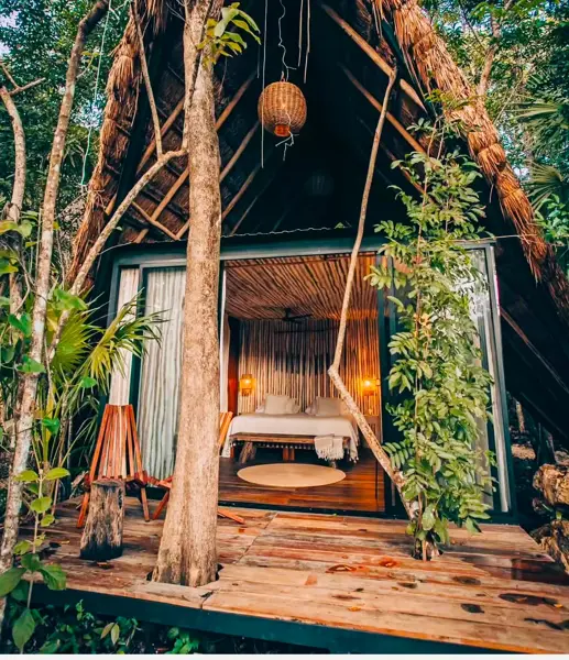 Hotel Sustentable en Venta en Bacalar Frente a la Laguna