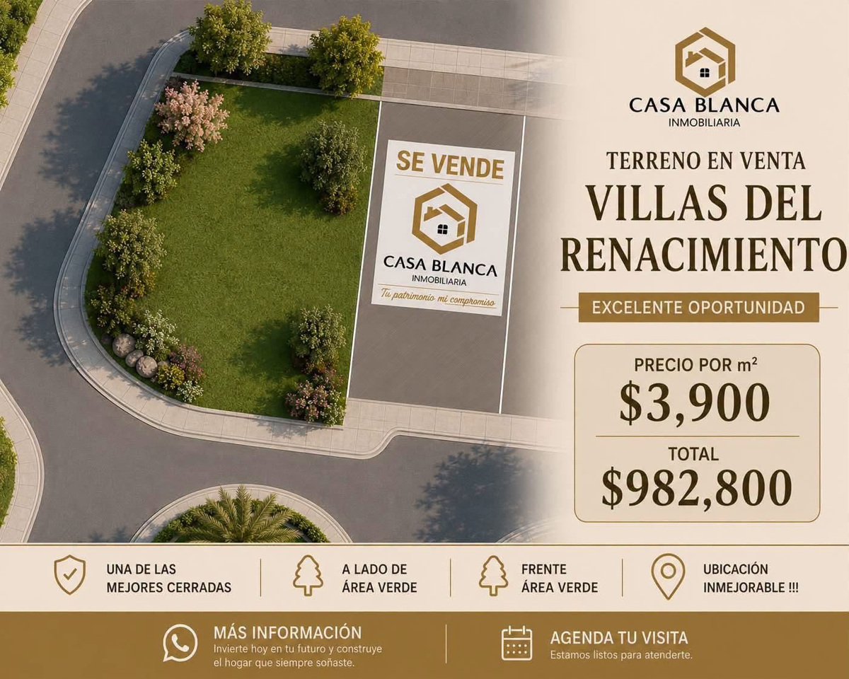 Terreno en Venta en Villas del Renacimiento, Torreón, Coahuila de Zaragoza Terreno en Venta en Villas del Renacimiento, Torreón, Coahuila de Zaragoza