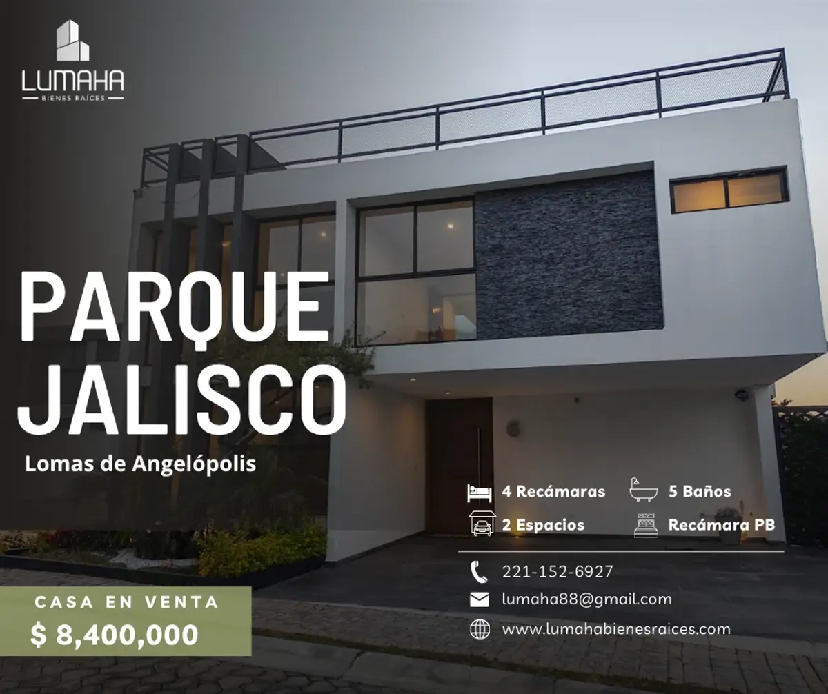 Casa en venta en Lomas de Angelópolis, San Andrés Cholula — foto 1 de 21