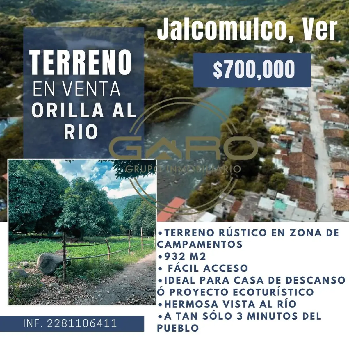 Terreno en venta en Jalcomulco, Jalcomulco — foto 1 de 3