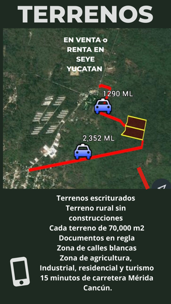 Terreno en renta en Seye, Seyé — foto 3 de 4