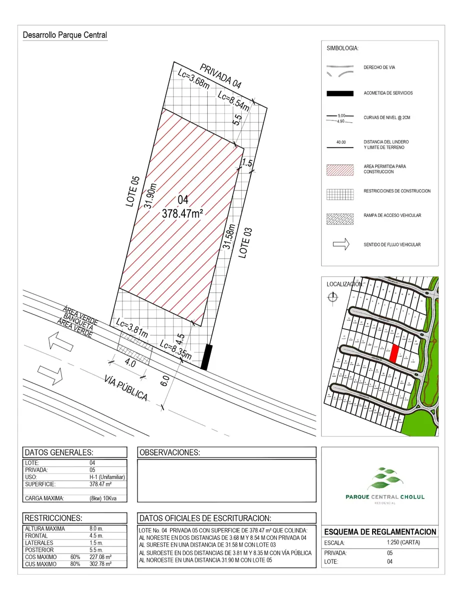 Terreno en venta en Cholul, Mérida