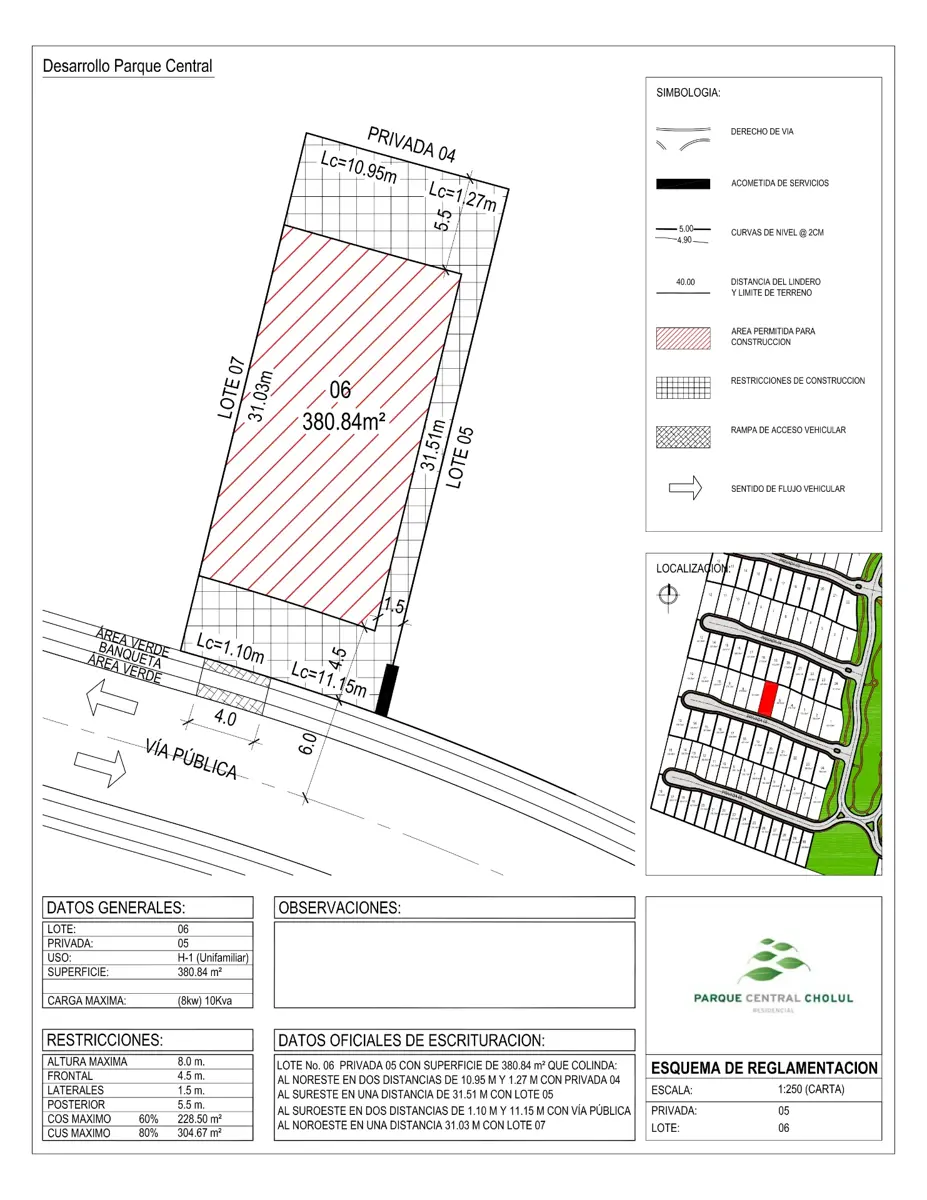 Terreno en venta en Cholul, Mérida