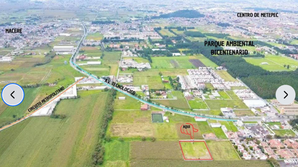 Terreno en venta en Llano Grande (El Salitre), Metepec — foto 2 de 8