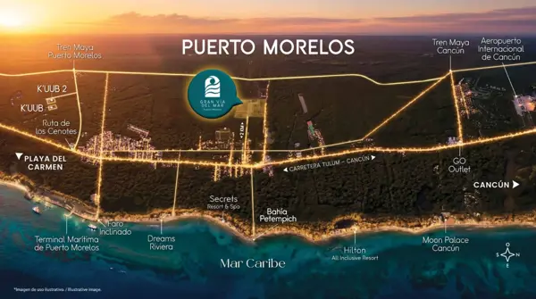 Terreno en venta en Puerto Morelos, Puerto Morelos — foto 2 de 15