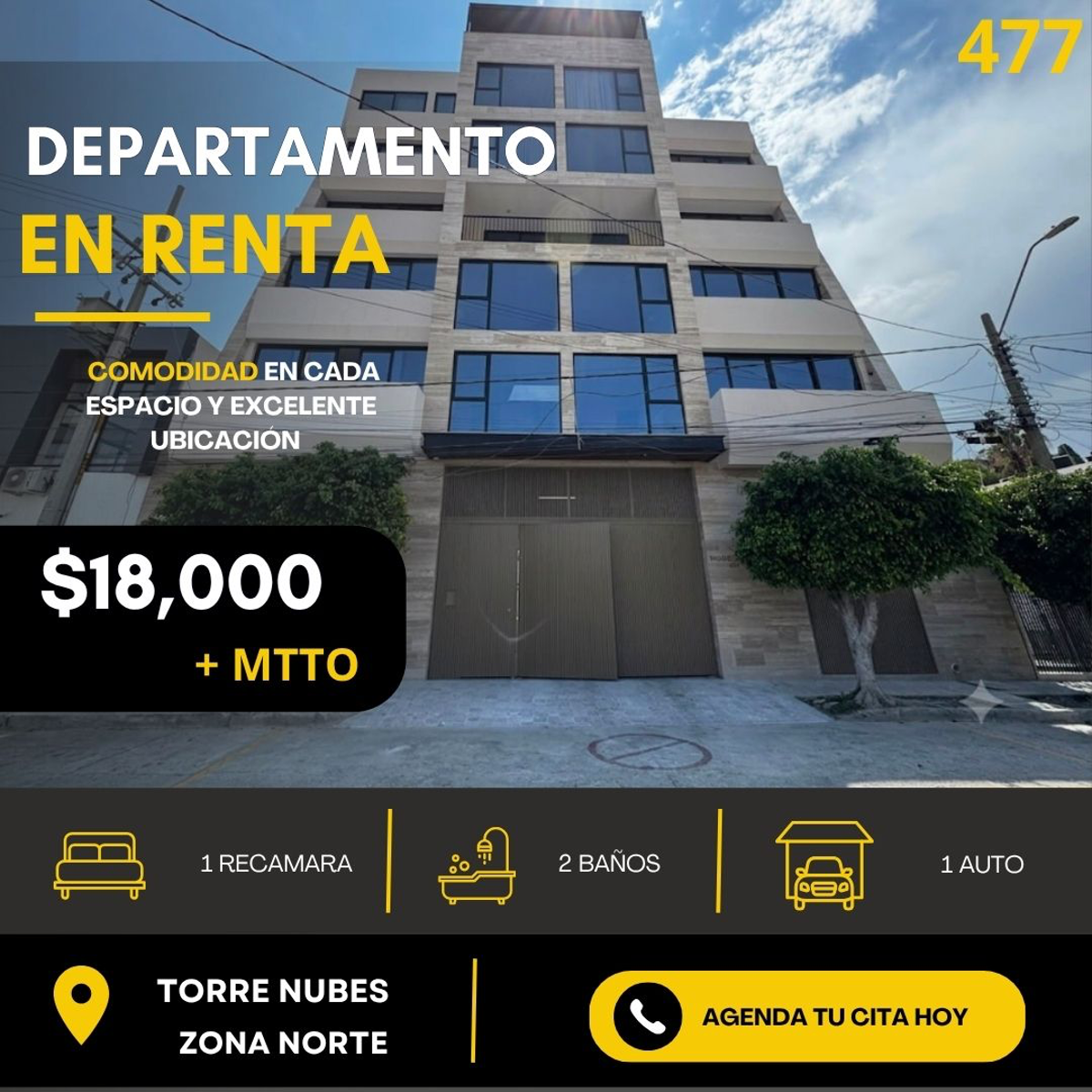 Departamento en renta en Jardines del Moral, León — foto 1 de 16