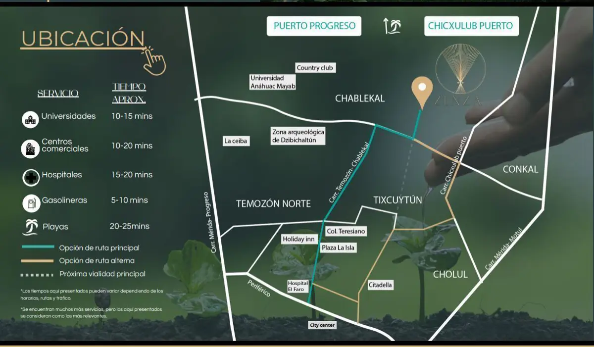 Terreno en venta en Chablekal, Mérida — foto 1 de 2