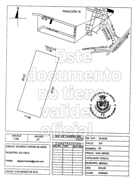 Terreno en venta en Cholul, Mérida — foto 2 de 2