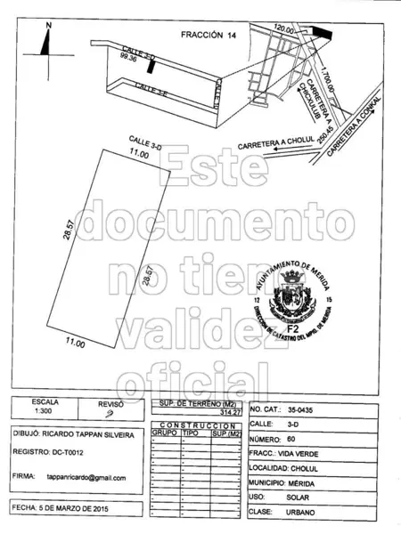 Terreno en venta en Cholul, Mérida — foto 2 de 2