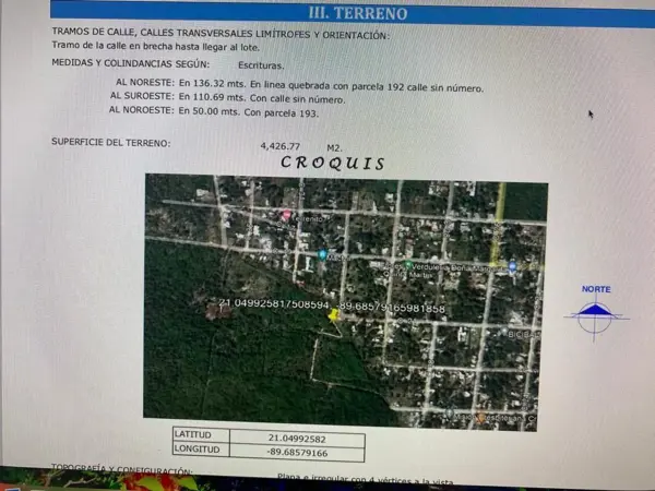 Terreno en venta en Dzitya, Mérida — foto 2 de 7