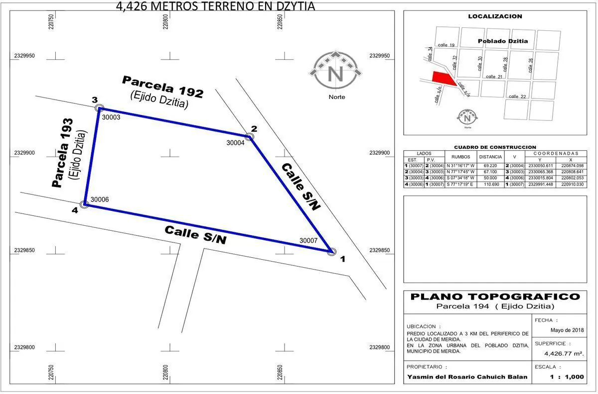 Terreno en venta en Dzitya, Mérida — foto 1 de 7