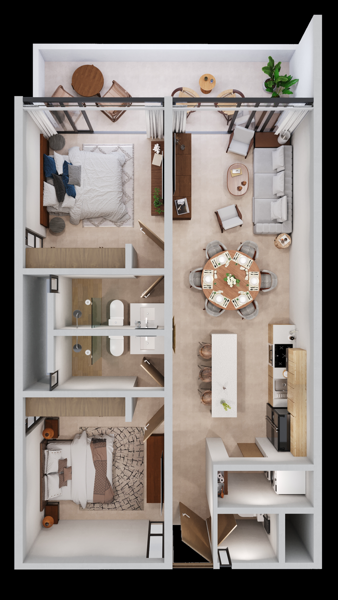 Departamento en venta en Chelem, Progreso — foto 3 de 9