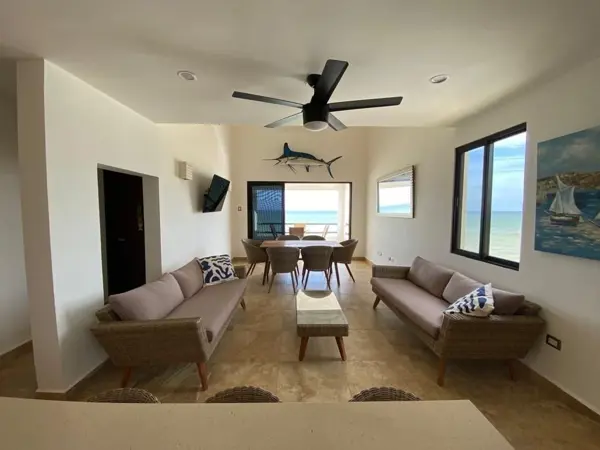 Hermoso Departamento Amueblado Progreso vista al mar