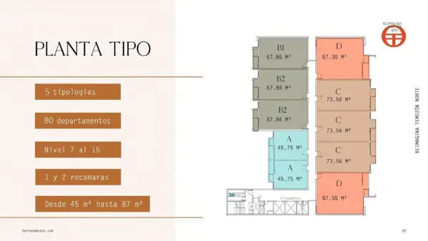 Departamento en venta en Temozon Norte, Mérida — foto 2 de 26