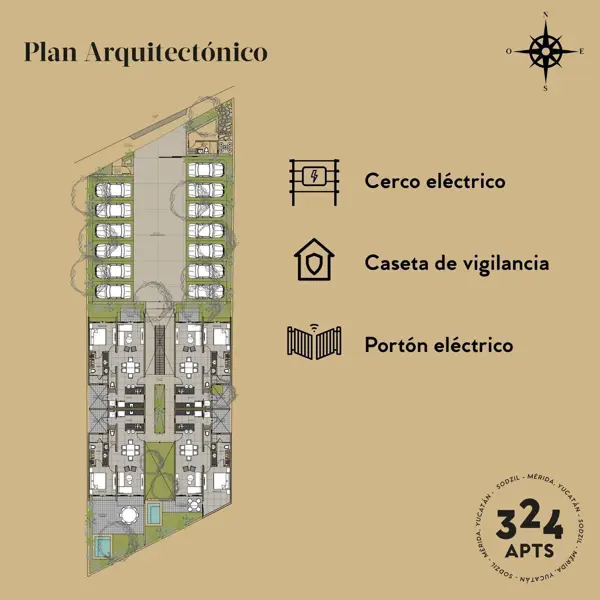 Departamento en venta en Sodzil Norte, Mérida — foto 3 de 14