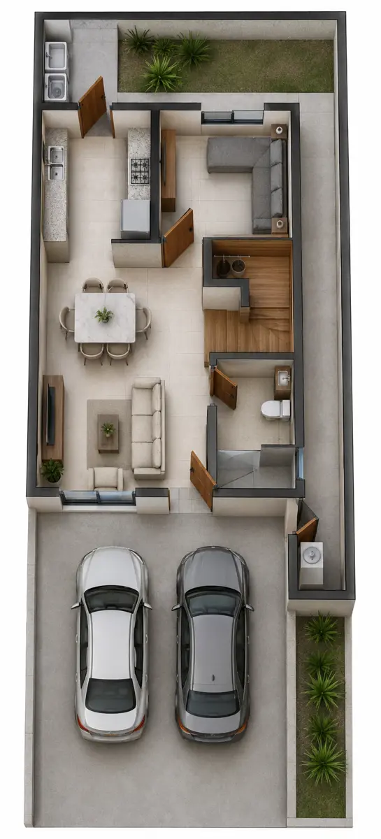 Vista 2 de Modelo Varsovia 3 Recámaras | Preventa | Canteras Oriente Plus | Torreón