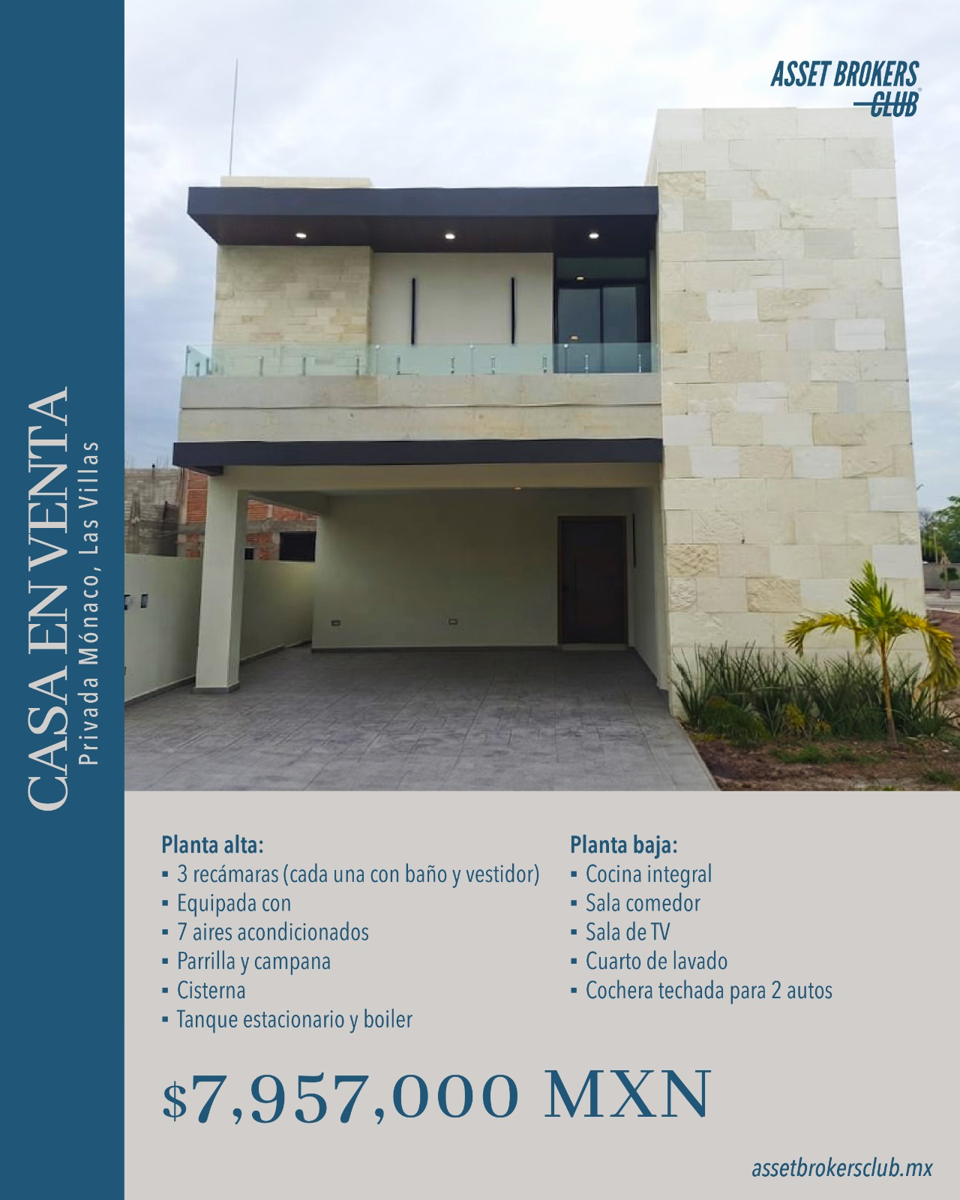 Casa en venta en Las Villas Residencial, Ahome — foto 1 de 11