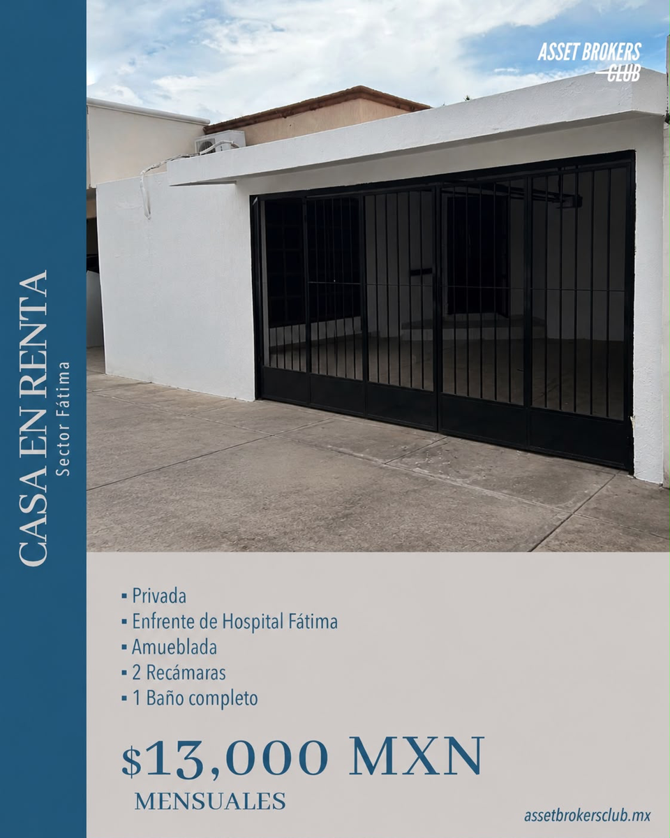 Casa en renta en Sector Fátima, Ahome — foto 1 de 7