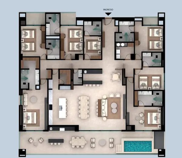 Departamento en Venta en Cruz de Huanacaxtle, Bahía de Banderas, Nayarit 2