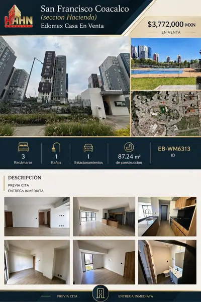 Casa en venta en Bosques del Valle 1a Sección, Coacalco de Berriozábal — foto 2 de 15