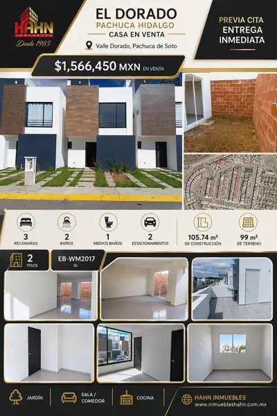 Casa en venta en Valle Dorado, Pachuca de Soto — foto 2 de 14