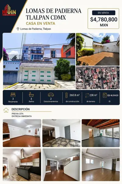 Casa en venta en Lomas de Padierna, Tlalpan — foto 2 de 20