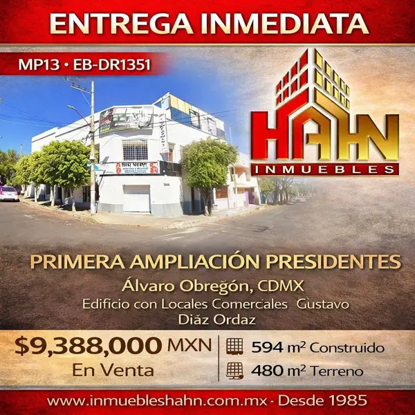 Edificio en venta en 1a Ampliación Presidentes, Álvaro Obregón — foto 2 de 24