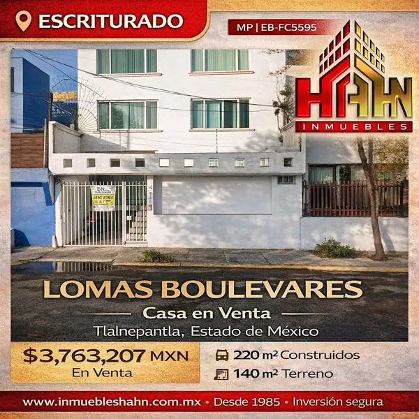 Casa en venta en Lomas Boulevares, Tlalnepantla de Baz — foto 3 de 14