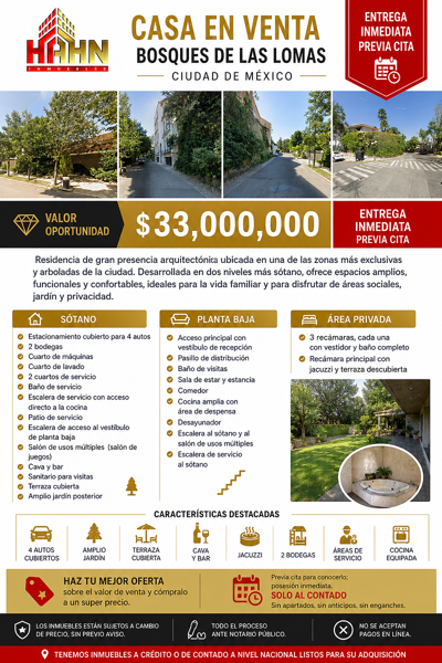 Casa en venta en Bosque de las Lomas, Miguel Hidalgo — foto 2 de 23
