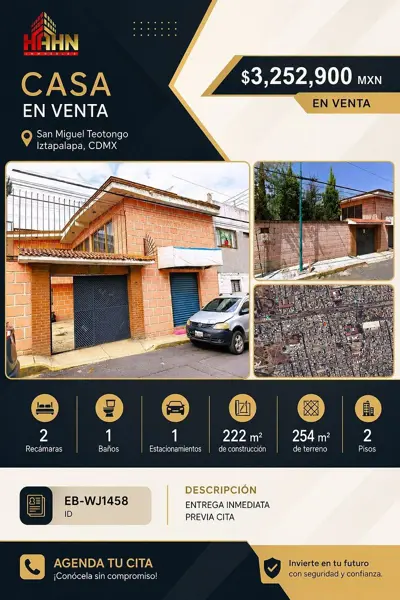 San Miguel Teotongo Iztapalapa Cdmx Casa En Venta San Miguel Teotongo Iztapalapa Cdmx Casa En Venta
