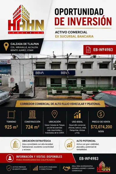Edificio en venta en Miravalle, Benito Juárez — foto 2 de 11
