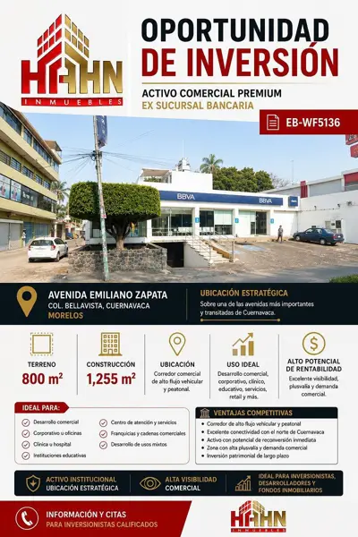 Edificio en venta en Bellavista, Cuernavaca — foto 2 de 12