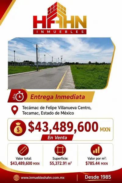Terreno en venta en Tecámac de Felipe Villanueva Centro, Tecámac — foto 2 de 10