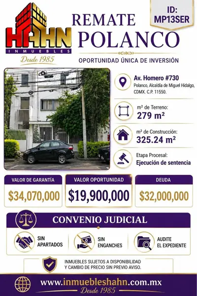 Casa en venta en Polanco IV Sección, Miguel Hidalgo — foto 2 de 11