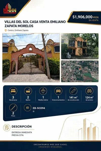 Casa en venta en Centro, Emiliano Zapata — foto 2 de 9
