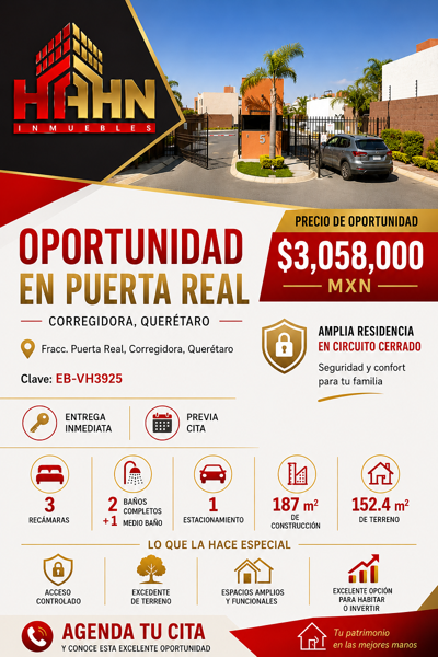 Casa en venta en Fraccionamiento Puerta Real, Corregidora — foto 2 de 12