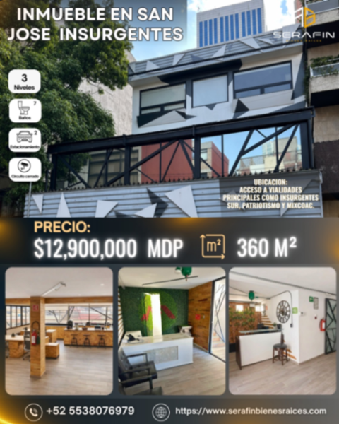 Edificio en venta en San Jose Insurgentes, Benito Juárez — foto 2 de 23
