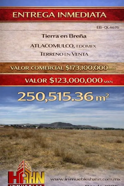 Terreno en venta en Tierras Blancas, Atlacomulco — foto 2 de 13
