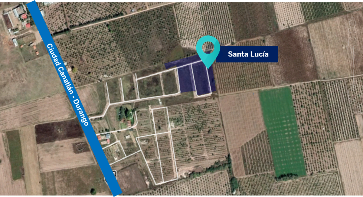 Terreno en venta en José Guadalupe Aguilera (Santa Lucía), Canatlán