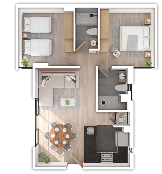 Departamento en venta en Cuauhtemoc, Cuauhtémoc — foto 3 de 3