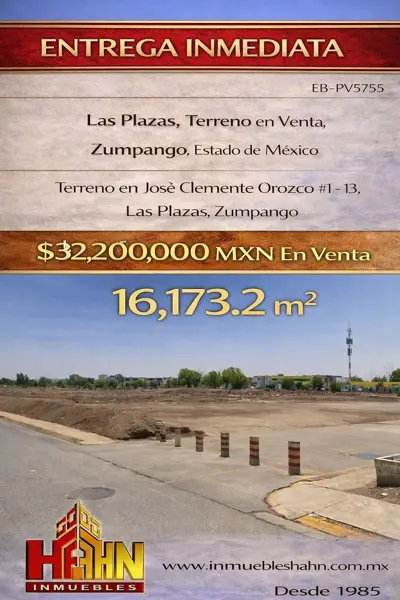 Terreno en venta en Las Plazas, Zumpango — foto 2 de 14
